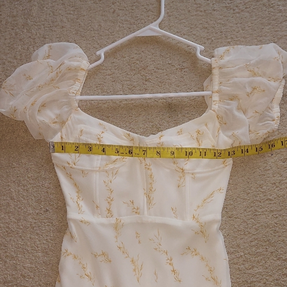 Sabo Skirt Luca Maxi Puff Sleeve Dress Sz XS - Picture 12 of 16